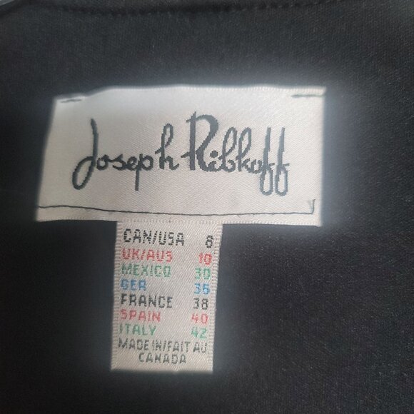 Joseph Ribkoff Gray Open Front Shawl Collar Relaxed Fit Jacket Coat. Size 8 - Picture 5 of 6